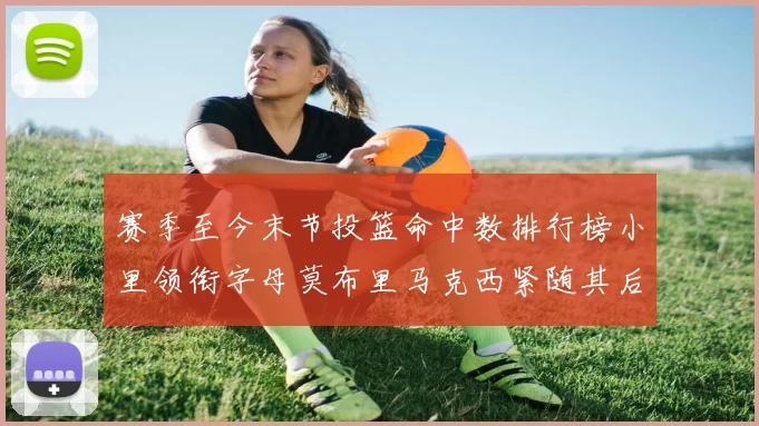 赛季至今末节投篮命中数排行榜小里领衔字母莫布里马克西紧随其后