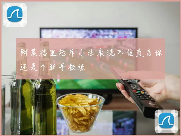 阿莱格里怒斥小法表现不佳直言你还是个新手教练